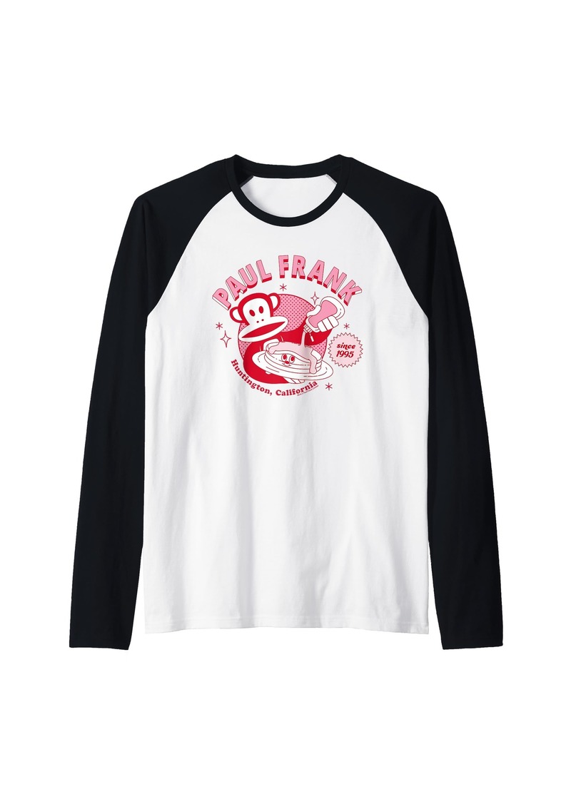 Paul Frank Breakfast Diner Pancakes Julius The Monkey Raglan Baseball Tee