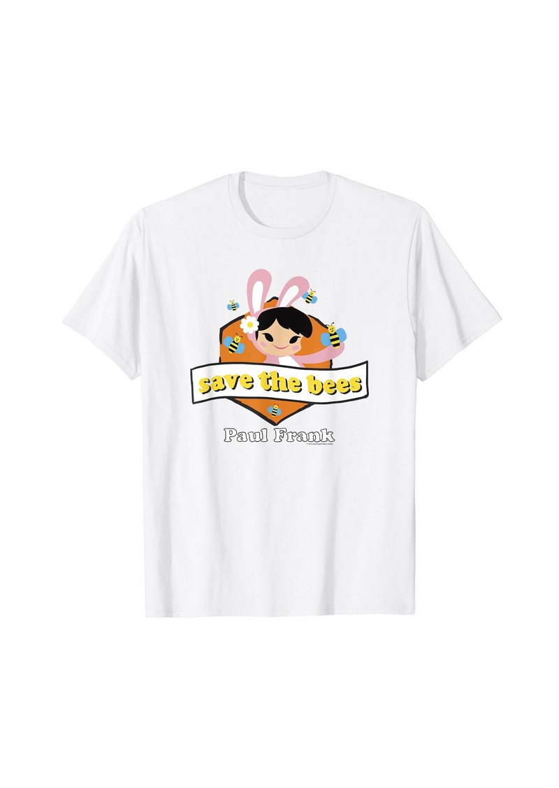 Paul Frank Earth Day Save The Bees Bunny Girl Portrait T-Shirt