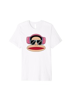 Paul Frank Julius Big Face Headphones Premium T-Shirt