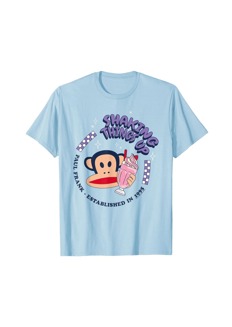 Paul Frank Julius Monkey Shaking Things Up Milkshake Diner T-Shirt