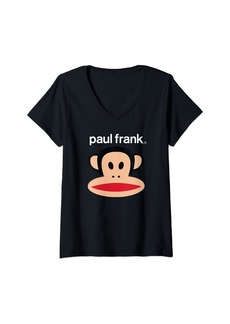 Womens Paul Frank Julius Big Face Poster V-Neck T-Shirt
