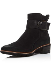 Paul Green Cimarron Womens Suede Stacked Ankle Boots