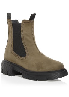 Paul Green Junior Lug Womens Suede Pull On Chelsea Boots