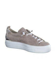 Paul Green Faye Sneaker in Stone Silver Pebble Python at Nordstrom