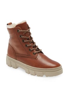 Paul Green Joaquin Genuine Shearling Boot in Cognac Leather at Nordstrom