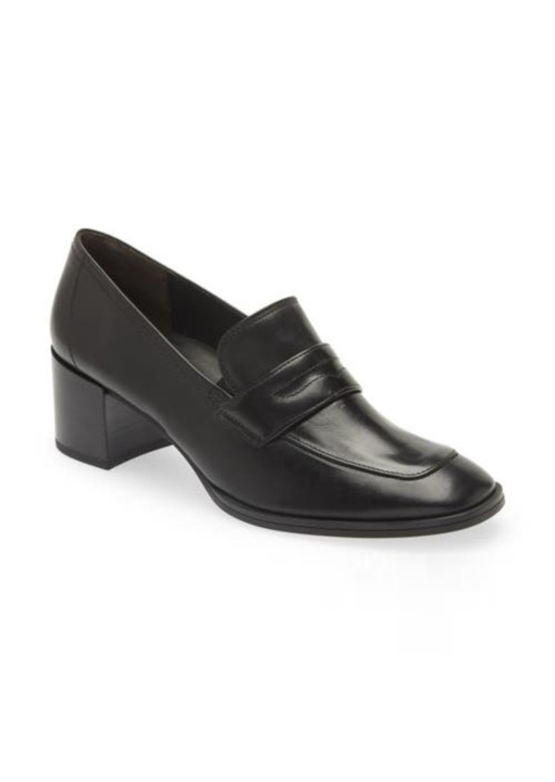 Nero Penny Loafer Pump in Black Leather at Nordstrom - 51% Off!