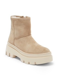 Paul Green Shelly Faux Fur Lined Boot in Grain Soft Suede at Nordstrom Rack