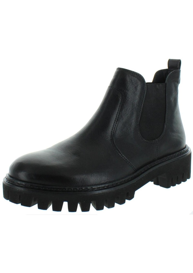 Paul Green Womens Leather Pull On Chelsea Boots