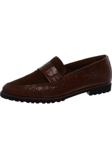 Paul Green Womens Leather Slip-On Loafers