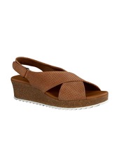 Paul Green Hollie Slingback Wedge Sandal in Cuoio Perf Nubuk at Nordstrom