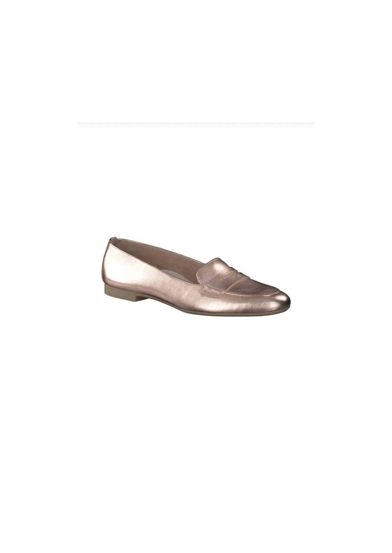 Paul Green Women's Taffy Fit Loafer In Rosato Nappa Metallic