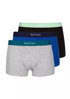 Paul Smith 3-Pack Stretch Cotton Trunks