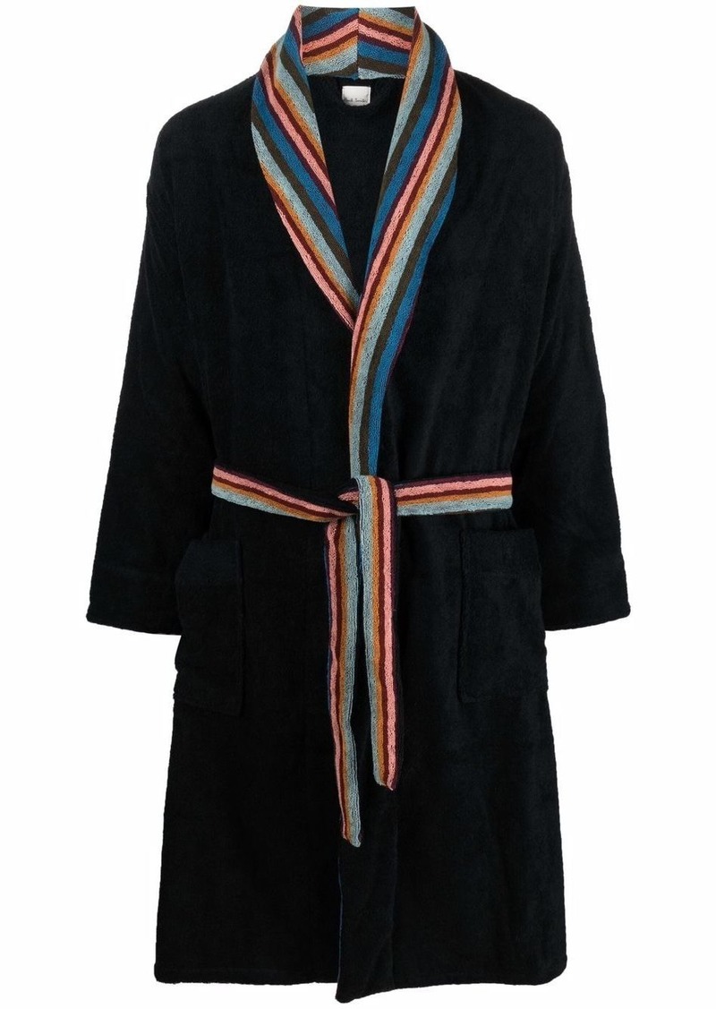 Paul Smith artist-stripe cotton robe