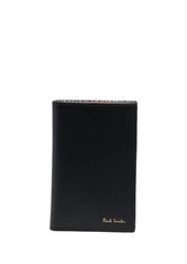 Paul Smith artist stripe-print leather cardholder