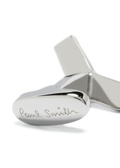 Paul Smith 'Artist Stripe' sock-shape cufflinks