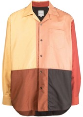 Paul Smith colour-block long-sleeve shirt