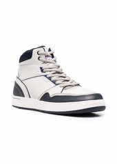 Paul Smith embossed-logo hi-top sneakers