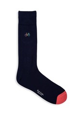 Paul Smith Embroidered Bicycle Knit Socks