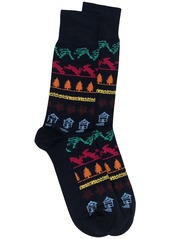 Paul Smith intarsia-knit ankle socks