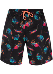 Paul Smith jellyfish print swim shorts
