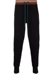 Paul Smith knitted contrasting trim track pants