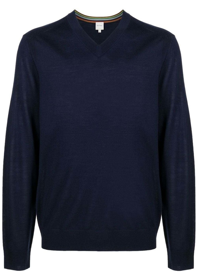 Paul Smith knitted V-neck jumper