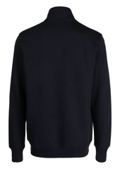Paul Smith logo-patch funnel-neck sweatshirt