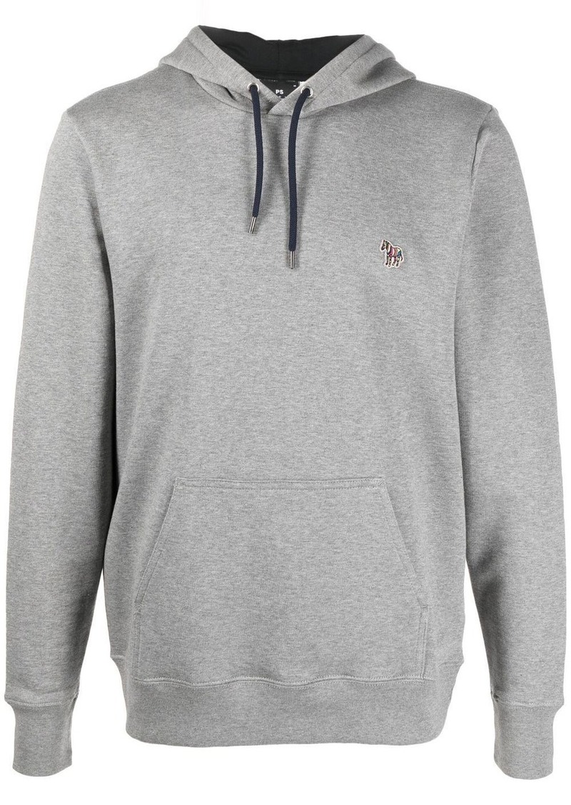 Paul Smith logo-patch long-sleeve hoodie