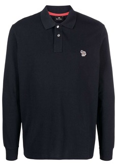 Paul Smith logo-patch zebra polo shirt