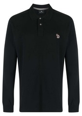 Paul Smith logo-patch zebra polo shirt