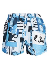 Paul Smith logo-print swim shorts