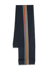 Paul Smith logo-stripe scarf