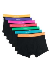 Paul Smith logo-waistband organic cotton boxers (pack of seven)