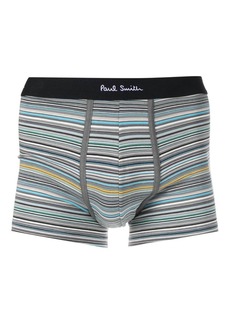Paul Smith logo-waistband striped boxers