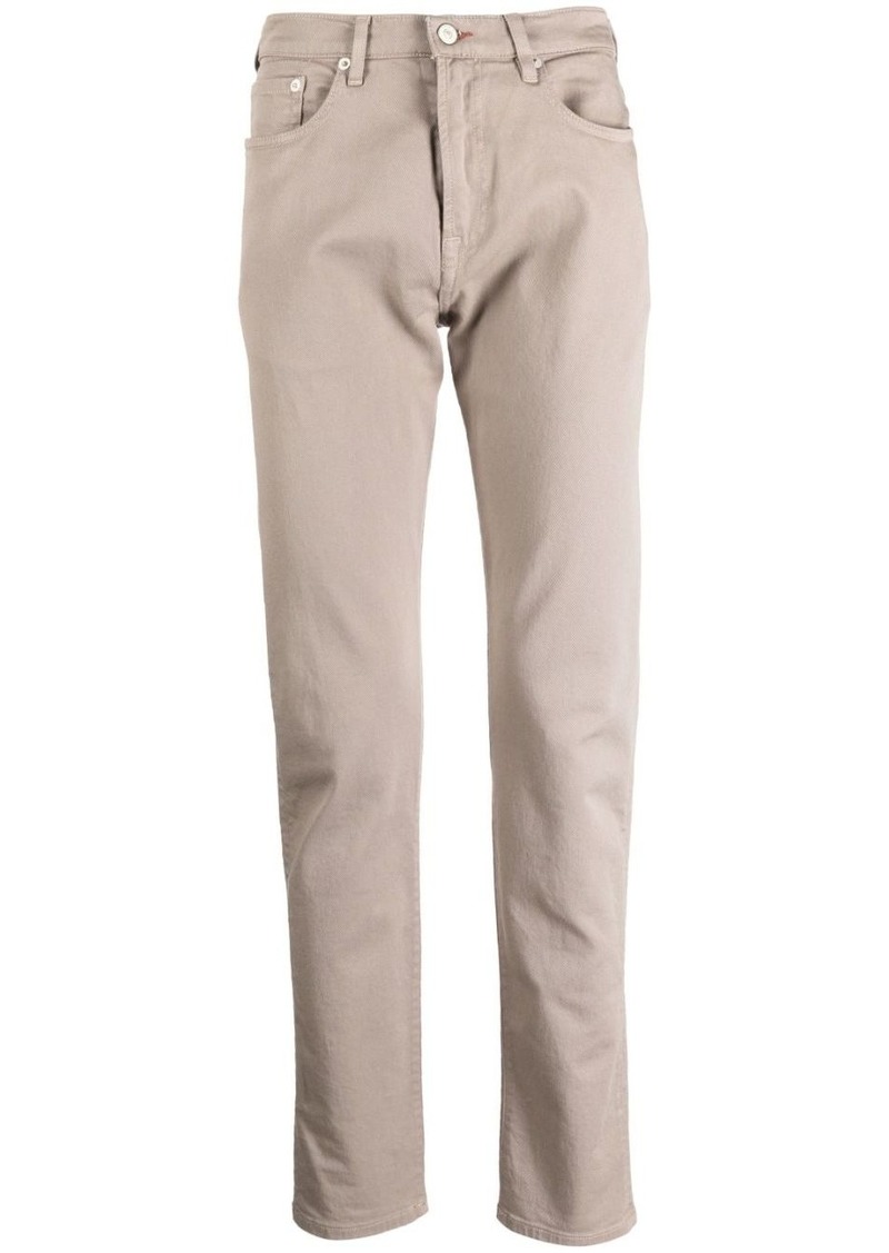 Paul Smith mid-rise tapered-leg jeans