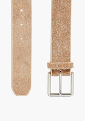 Paul Smith - Brushed suede belt - Neutral - 30