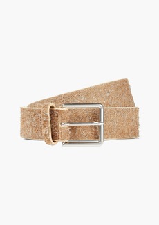 Paul Smith - Brushed suede belt - Neutral - 30