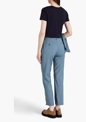 Paul Smith - Checked wool-blend tapered pants - Blue - IT 38