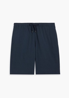 Paul Smith - Cotton-blend seersucker drawstring shorts - Blue - S