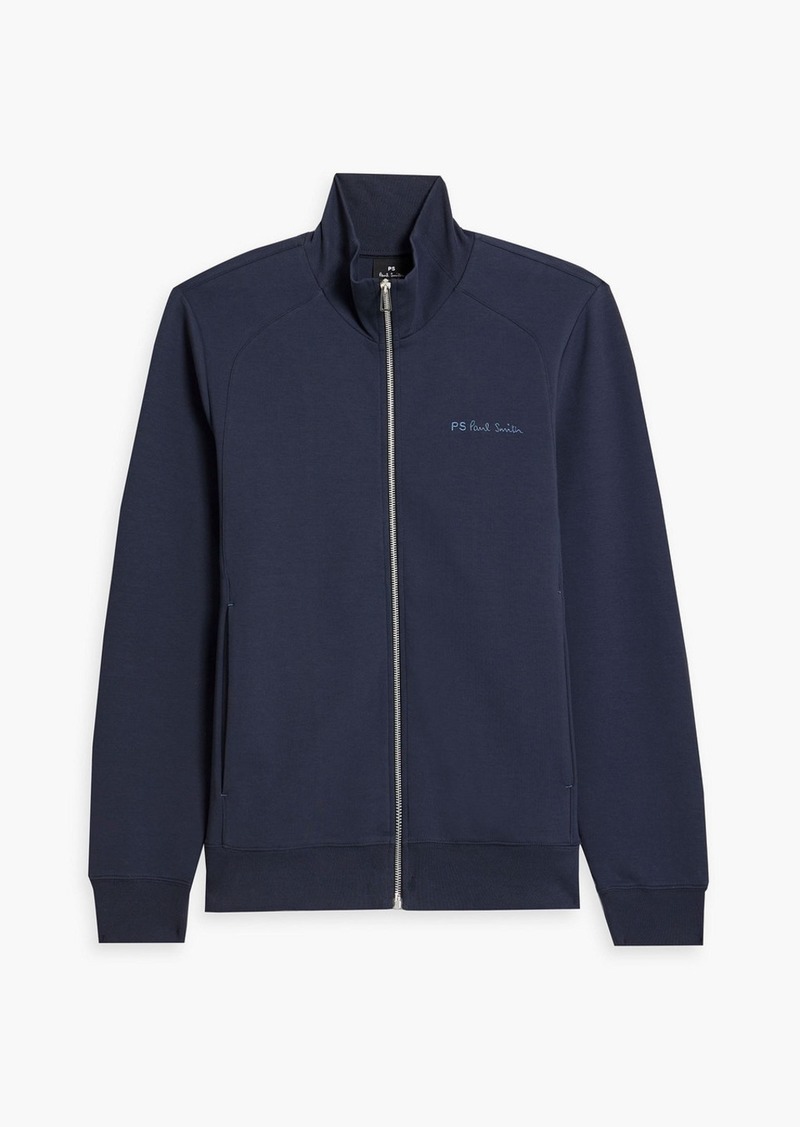 Paul Smith - Cotton-blend track jacket - Blue - M