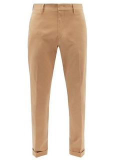 Paul Smith - Cotton-blend Twill Tapered-leg Chino Trousers - Mens - Tan - 28 UK/US
