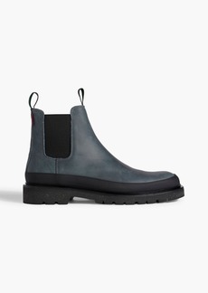 Paul Smith - Geyser burnished-leather Chelsea boots - Blue - UK 7