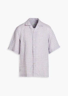 Paul Smith - Checked linen shirt - Purple - S