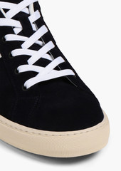 Paul Smith - Hansen leather-trimmed suede sneakers - Blue - UK 6