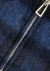 Paul Smith - Harrington checked wool-blend felt jacket - Blue - L