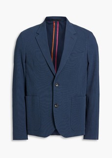 Paul Smith - Houndstooth cotton-blend blazer - Blue - US 42