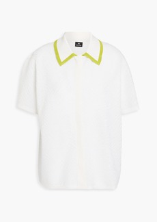 Paul Smith - Jacquard-knit wool-blend polo shirt - White - M