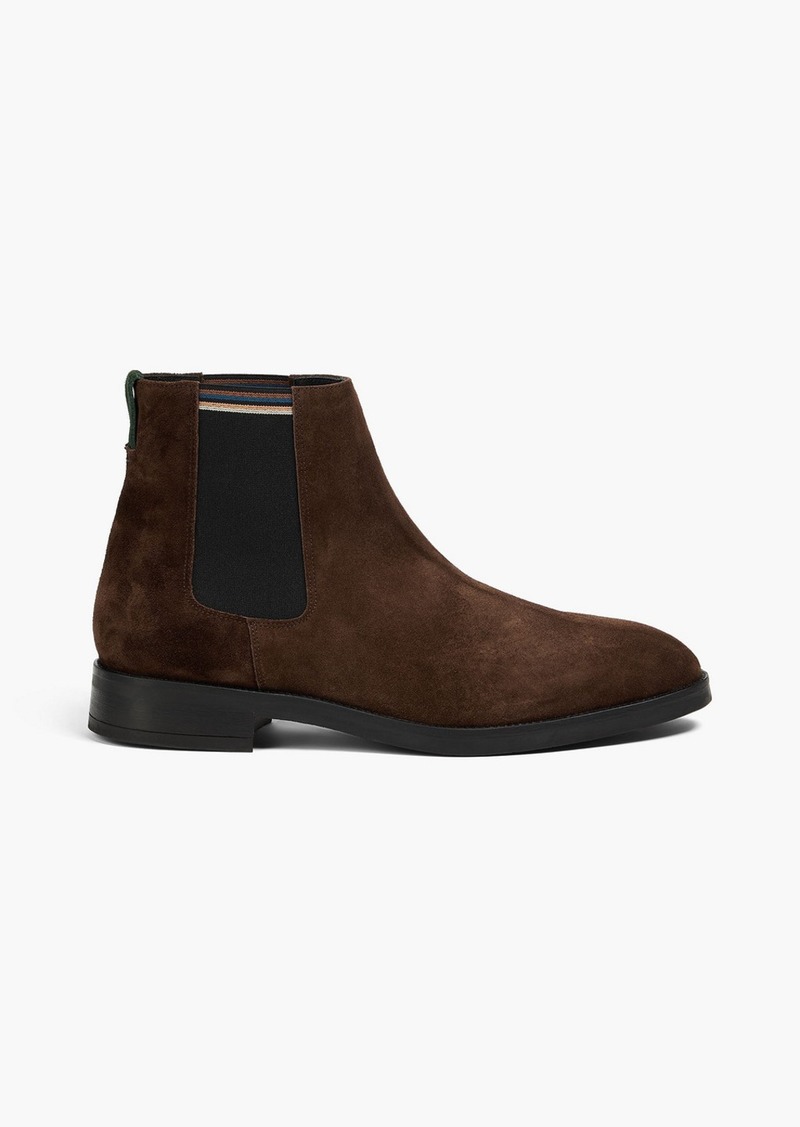 Paul Smith - Lansing suede Chelsea boots - Brown - UK 8