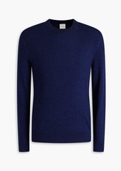 Paul Smith - Mélange cotton and merino wool-blend sweater - Blue - S