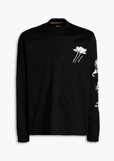 Paul Smith - Printed cotton-jersey T-shirt - Black - XXL